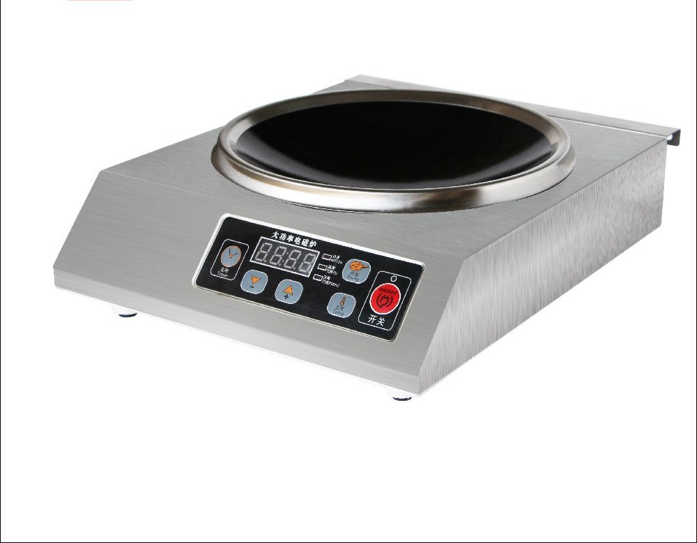 3500w Commercial Countertop Induction Wok Cooktop Free Image