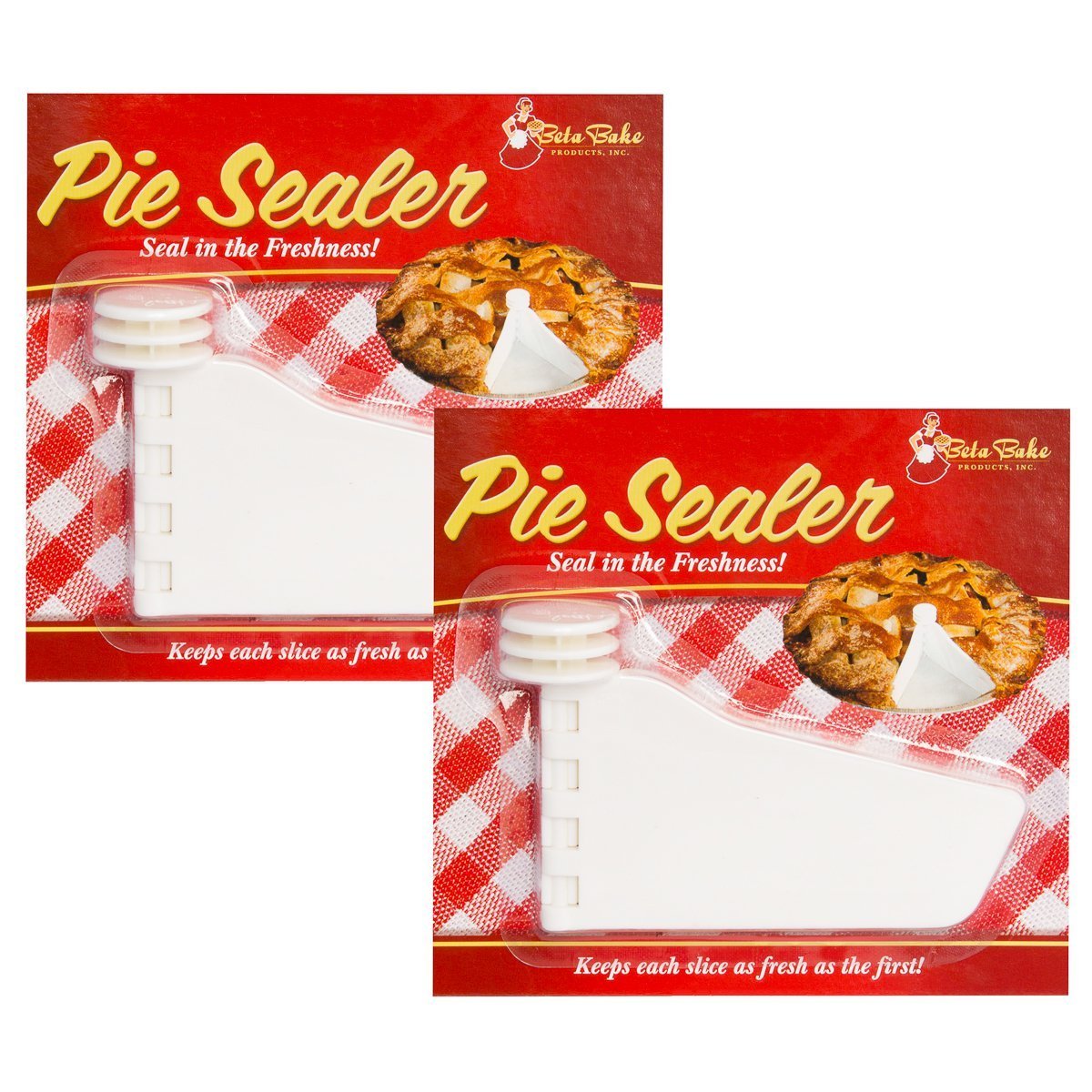 2 Beta Bake Pie Sealers Dessert Pan Quiche Casseroles Fresh Seal