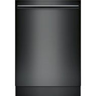 Bosch SHX68T56UC 800 24" Black Semi-Integrated Dishwasher - Energy Star N2
