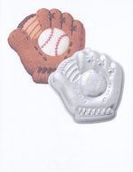Wilton Baseball Glove Mitt Cake Pan (2105-1234, 1987)