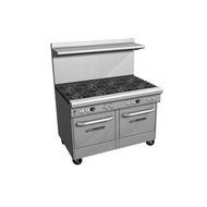 Southbend 4483DC-3CL Restaurant Range Gas 48" (2) Burners (1) 36" Charbroiler le