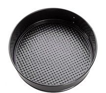 AUCH 1Pcs 8Inch Thickening and Non-stick Cake Mold/Mould/Pattern/Matrix/Die/Pan with False Bottom, Black N3