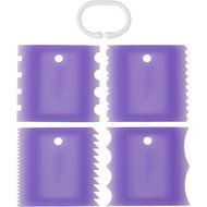 Wilton 417-7551 4 Piece Cake Combs Set N4