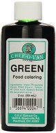 Chef-O-Van Food Coloring, Green, 2 Ounce