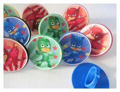 12 Pj Masks Rings cupcake toppers - birthday party favor pinata cake toys Catboy N2