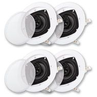 Acoustic Audio CS-IC43-2PR 200 Watt 4" 3-Way Home Theater In-Wall/Ceiling Speakers (2-Pair)