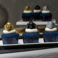 DecoPac Star Wars Darth Vader, R2-D2, C-3PO Cupcake Rings (24 Count) N2