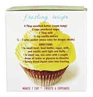 Cupcake Coloring Set (PINK, YELLOW, and BLUE) - All Natural, Vegan, Non-GMO N4