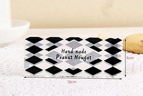 B&amp;S FEEL 200 Pcs Nougat candy wrappers packaging paper plastic bags N3
