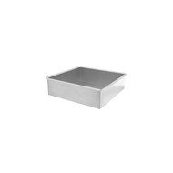 LloydPans PSQ-10103 10&quot; x 10&quot; Aluminum Cake Pan