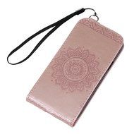 Badalink Galaxy S5 Mini Up-Down Open Folio Flip Case Kickstand Vertical PU Leather Embossed Totem Magnetic Snap... N59