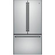 GE CWE23SSHSS Cafe 23.1 Cu. Ft. Stainless Steel Counter Depth French Door Refrigerator - Energy Star N3