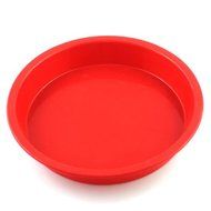 7.3x1 inch Round Cake Baking Pan Muffin Bread Bakeware Foodgrade Silicone Pie Tart Mold Quiche Cornbread Bakeware... N4