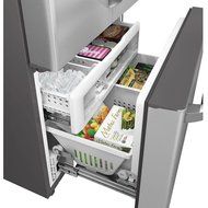 GE CWE23SSHSS Cafe 23.1 Cu. Ft. Stainless Steel Counter Depth French Door Refrigerator - Energy Star N4