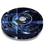 Skin Decal Vinyl Wrap For IRobot Roomba 650 655 Vacuum / Futuristic Nebula Glass