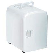 4 Liter AC/DC Portable Mini Fridge Cooler Warmer (White)
