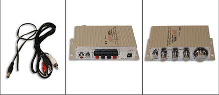 Arcade &amp; Home Theater Sound Speaker Amplifier for Jamma, Mame, and Other Arcade Systems, Stereo Two Channel