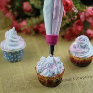 HOCUS&trade; Colorswirl 2-color Coupler Decorating Kit, 12-inch Nonstick Reusable Decorating Piping Bags with Double... N5