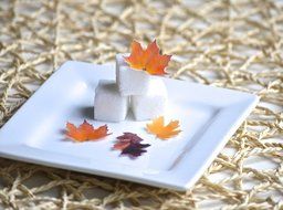 Mini Edible Fall Leaves - Set of 48 - Cake Decorations, Cupcake Topper N2
