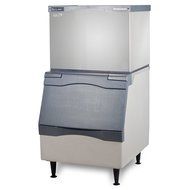 Scotsman C0330SW-B330P 400 lb 30" Water-Cooled Small Cube Ice Machine w/ Storage Bin