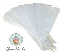 16 Inch Disposable Decorating Bags - 24ct By Love2bake - High Quality - Perfect For Cupcake Decorating N2