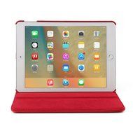 ipad Case Red,TechCode 360 Degrees Rotating Magnetic PU Leather with Stand Smart Auto Sleep/Wake Feature Case... N17