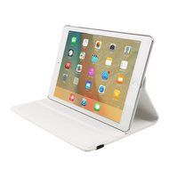 ipad Case Red,TechCode 360 Degrees Rotating Magnetic PU Leather with Stand Smart Auto Sleep/Wake Feature Case... N24