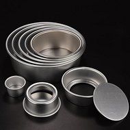 Round Sandwich Cake Bake Tin Pan Mold Mould Kitchen Bakeware Aluminum (5")