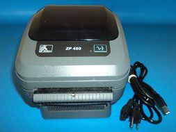 Zebra ZP 450 USB Thermal Label Printer with Cables ZP450-0501-0006A N6