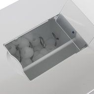 Della 2-in-1 Water Dispenser w/ Built-In Ice Maker Freestanding Machine, 2-Size Cube (26lb per Day) -Silver N7