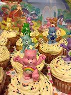 Care Bears Deluxe Figure Set of 12 Cake Toppers Cupcake Toppers Party Decorations N2