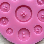 Karen Baking Different Sizes Of Buttons Shape 3D Silicone Cake Mold For Cake Fondant Decorating