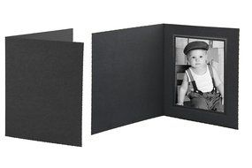 Tyndell Black T-50 Photo Folder 5x7 (10 Pack)