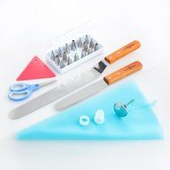 Professional Cake Decorating Tools by Woodsom, The Decorator Starter Kit N6