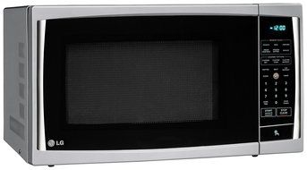 LG LCRT1510SV 1.5 Cu Ft Counter Top Microwave Oven With True Cook Plus and EZ Clean Oven, Silver Color N5