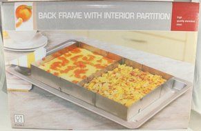 Tifan Adjustable Square Stainless Steel Mousse Cake Square Cake Ring Bakeware Tool N3