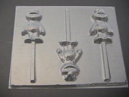 Yellow Chicken Friend Chocolate Candy Lollipop Mold Elmo