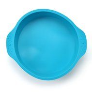 20cm (8 Inches) Silicone Round Cake Pan with Handle Suitable for All Types of Baking and Roasting Silicone Round... N12