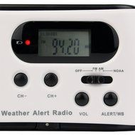 LeeKer Emergency Solar Power Dynamo Hand Crank FW/AM/NOAA Weather Alert Radio Built in LED Flashlight with USB... N6