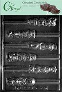 Cybrtrayd C452 Assorted X-Mas Pretzel Top Life of the Party Chocolate Candy Mold with Exclusive Cybrtrayd Copyrighted...
