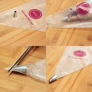 Webake 16&quot; Disposable Pastry Bag 100pcs Icing Piping Bags N5