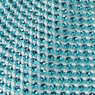 Sparkles Make It Special 12 Row Diamond Rhinestone Mesh 10 Yard Roll Wedding Party Decoration Trim Wrap Turquoise N2