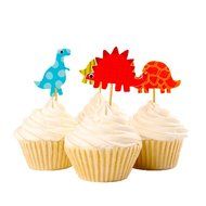 Tonnier - &hearts; Lovely Animals Series &hearts; - Zoo Set of 24 Pieces - Cake and Cupcake Toppers, Decoration N12