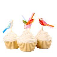 Tonnier - &hearts; Lovely Animals Series &hearts; - Zoo Set of 24 Pieces - Cake and Cupcake Toppers, Decoration N14