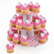 Hello Kitty Officially Licensed 24 Cupcake Topper Rings