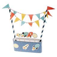 Baby Shower Birthday Party Cake Topper Cake Bunting Banner Flag Party Decor #14 N4
