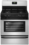 Frigidaire 30 In. Black Freestanding Gas Range - FFGF3015LB