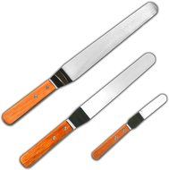BakeitFun Stainless Steel Angled Icing Spatula Set | Professional Cake Decorating Tools with Black Plastic Handle... N5
