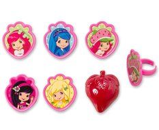 Strawberry Shortcake Friends Forever Cupcake Rings - 24 pc