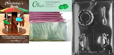 Cybrtrayd D078 Tea Cup Chocolate Candy Mold with Exclusive Cybrtrayd Copyrighted Chocolate Molding Instructions N9